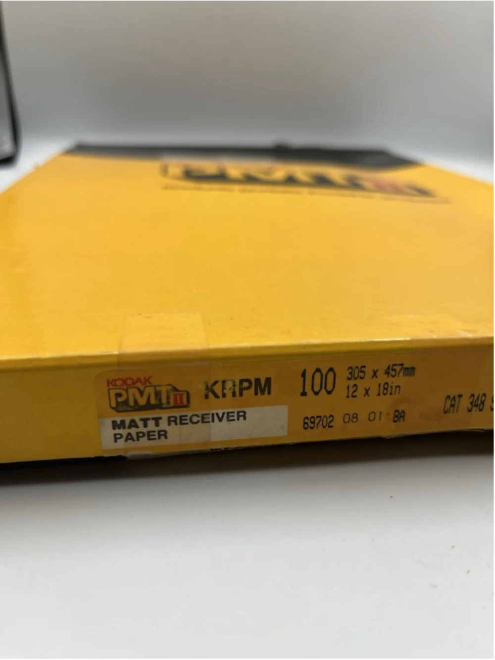 Vintage Kodak PMT2 BOX ONLY , WAS USED FOR CONTAINER ORDERS OR MATT PAPER INPAST